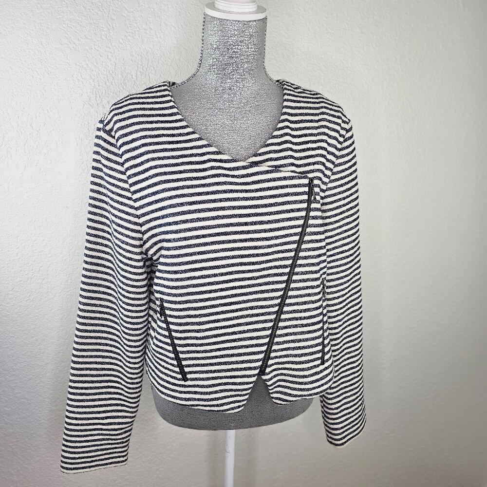 Tart Collections Chic Asymmetrical Stylish Blazer Size Large